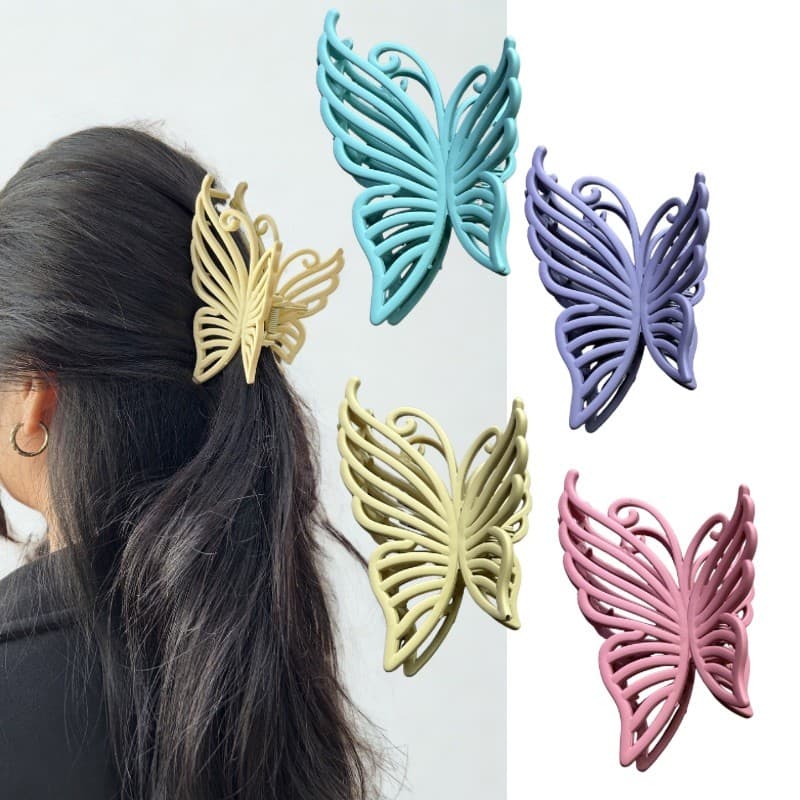 KIT 2 Presilha Borboleta FOSCA, Elegância,Presilhas fosca Multifacetado