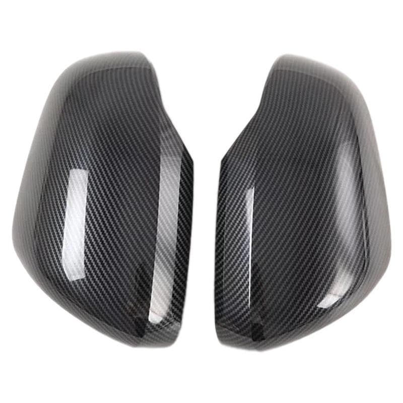 Para Mitsubishi Pajero Sport 2020 2 Pçs De Fibra Carbono ABS Porta Lateral Do Carro Espelho Retrovisor Capa Guarnição Mo