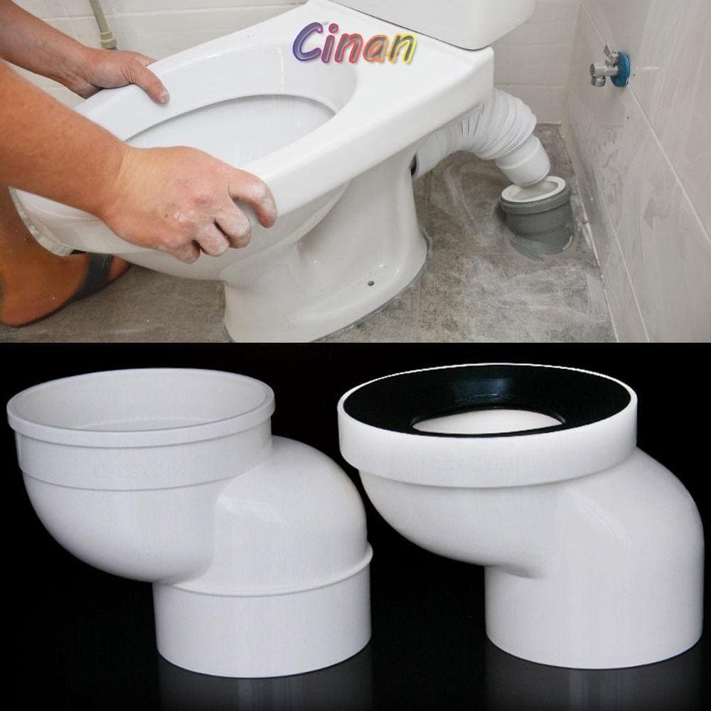 Tubo De Mudança De Vaso Sanitário CINAN , Realocação De Drenagem Com Design Deslocado De 110 Mm , Adaptador De Flange Ex