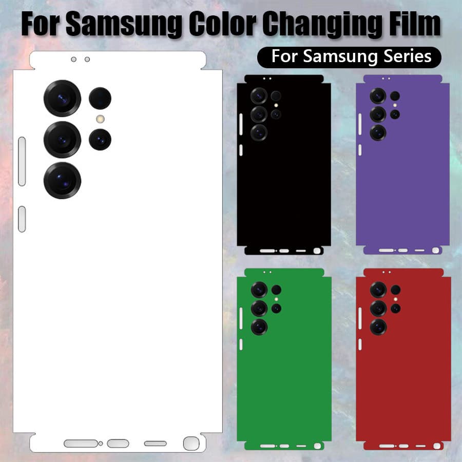 Película Protetora Colorida Para Samsung Galaxy S22 S23 S24 S25 S26 Ultra