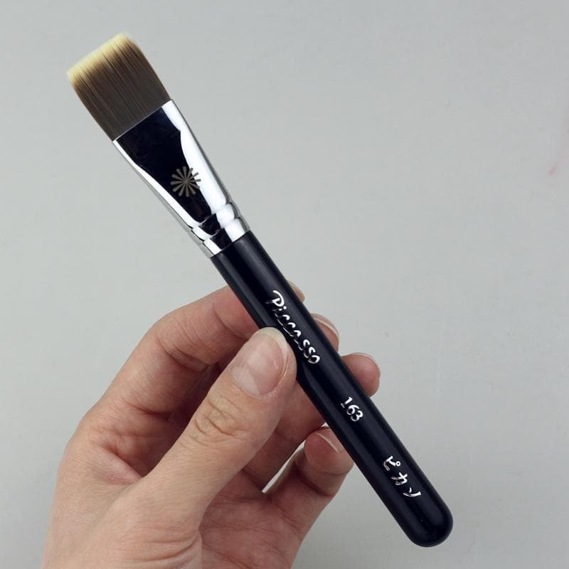 Coreia piccasso picasso 163 pincel de Base plana pincel de maquiagem ferramenta Base maquiagem Natural leve fina