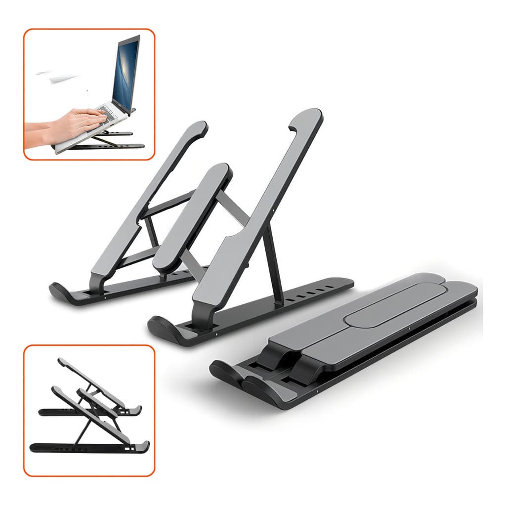 Base Suporte Ergonômico Ajustável Notebook Tables Dobrável Ajuda Postura