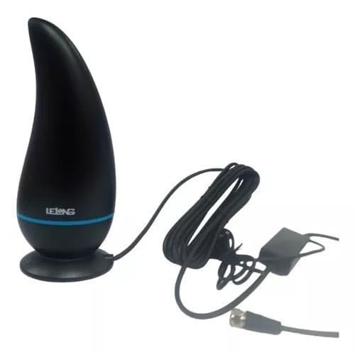 Antena Digital Interna com base magnética e amplificação USB, excelente recepção de sinal HDTV 1080p