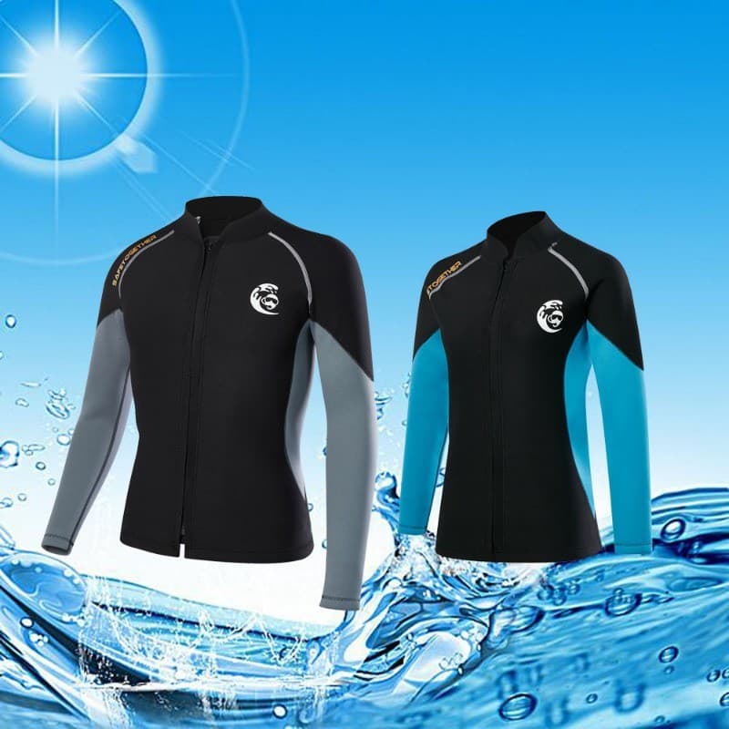 Roupa De Mergulho Masculina Plus Size 2MM S-4XL , Feminina À Prova D'água De Secagem Rápida