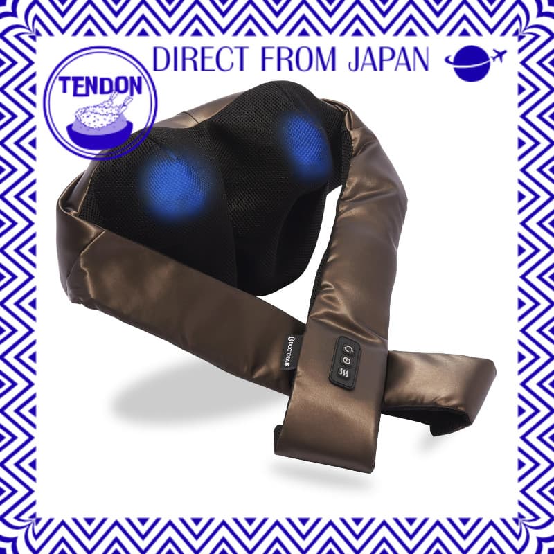 Dr. Air 3D Massageador de Pescoço Premium MN-05 (amassamento em pinça / sem fio) Pescoço Ombros Costas Lombar