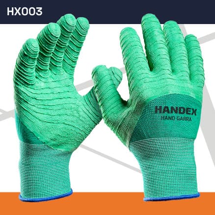 Luva Para Serviços Gerais e Jardinagem Antiderrapante Látex Hand Garra Handex