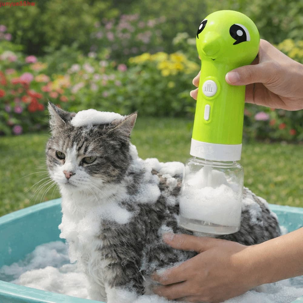 Espuma De Banho Para Animais De Estimação JUNYUE | Dispositivo De Automático Recarregável De Baixo Ruído , Pulverizador