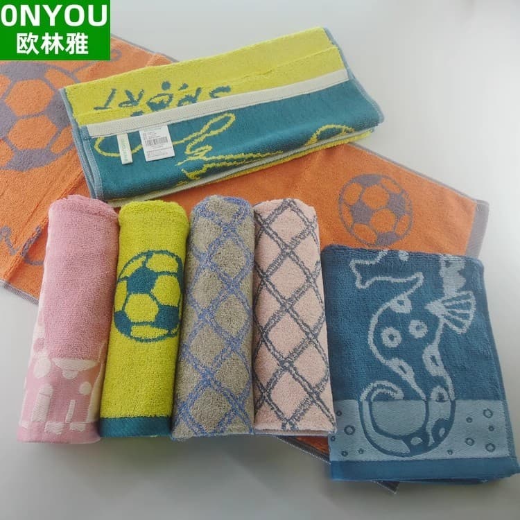 Genuíno Oria fibra de bambu antibacteriana High-End dos desenhos animados Jacquard toalha de beleza toalha de limpeza cr