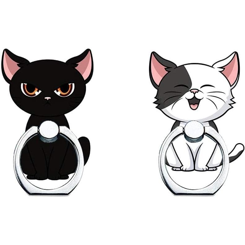 Suporte de Anel para Telefone, Suporte de Anel para Telefone em Forma de Gato com Rotação de 360 Graus para Celulares, S