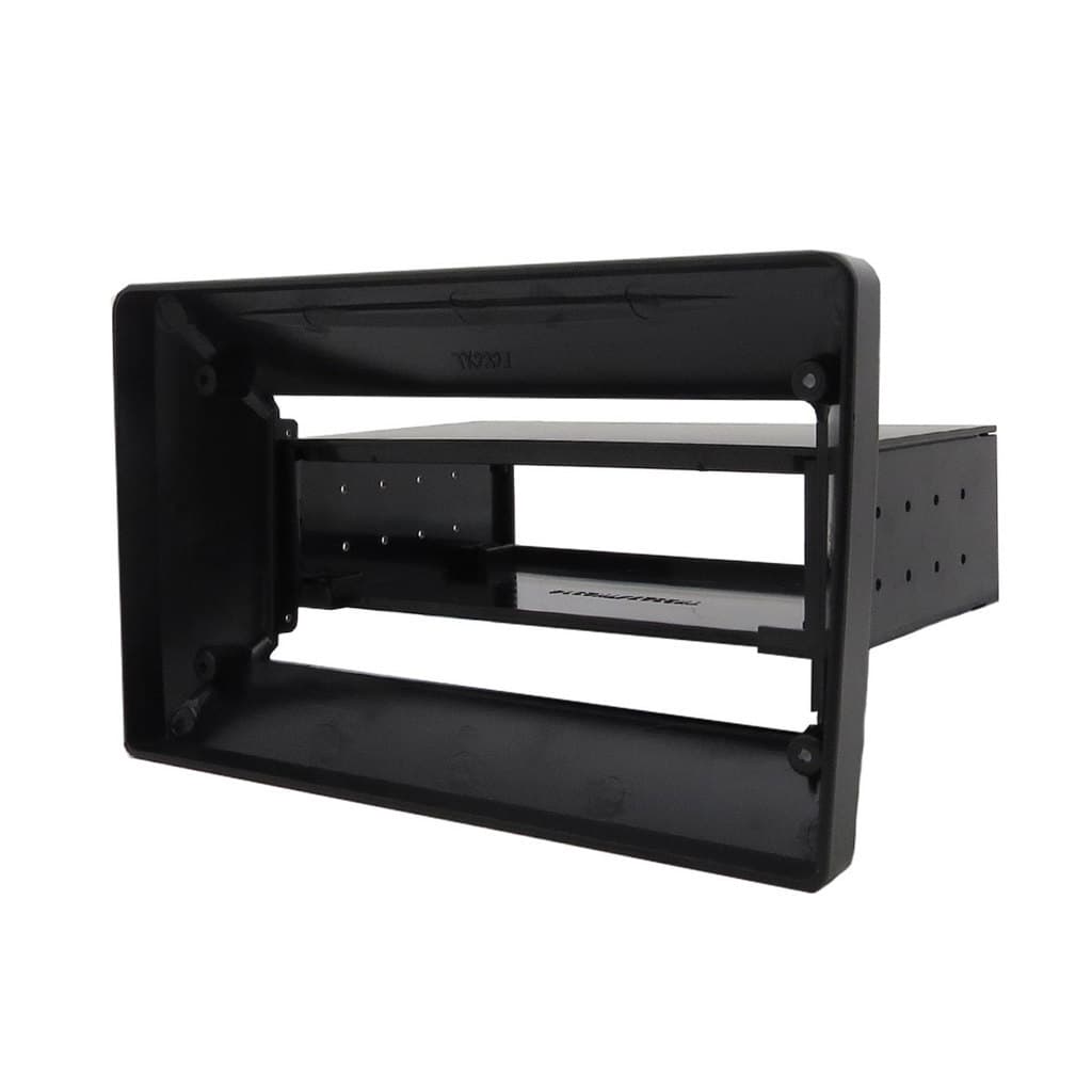 Moldura De Painel Universal 1 Din 10 Polegadas Preta Fosca