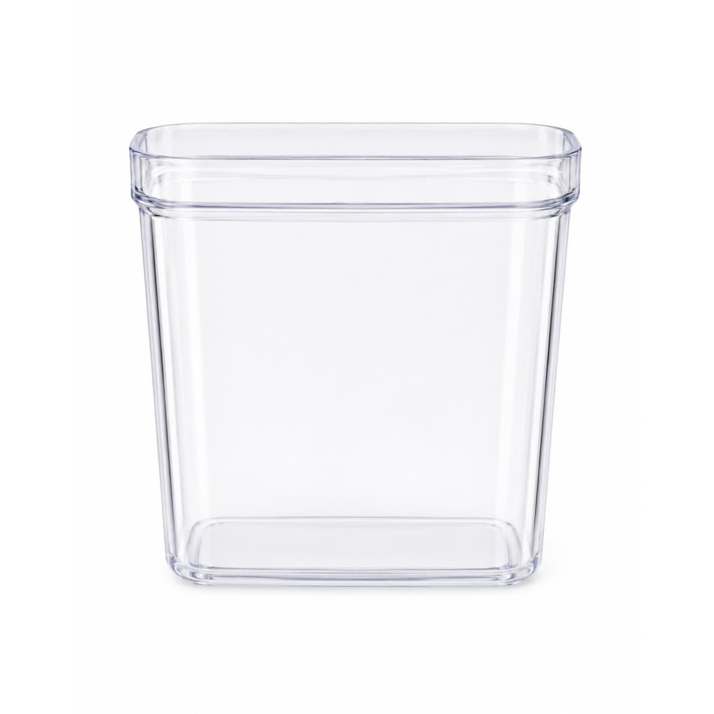 Pote Caixa Organizadora Multiuso Retangular com Tampa 680ml