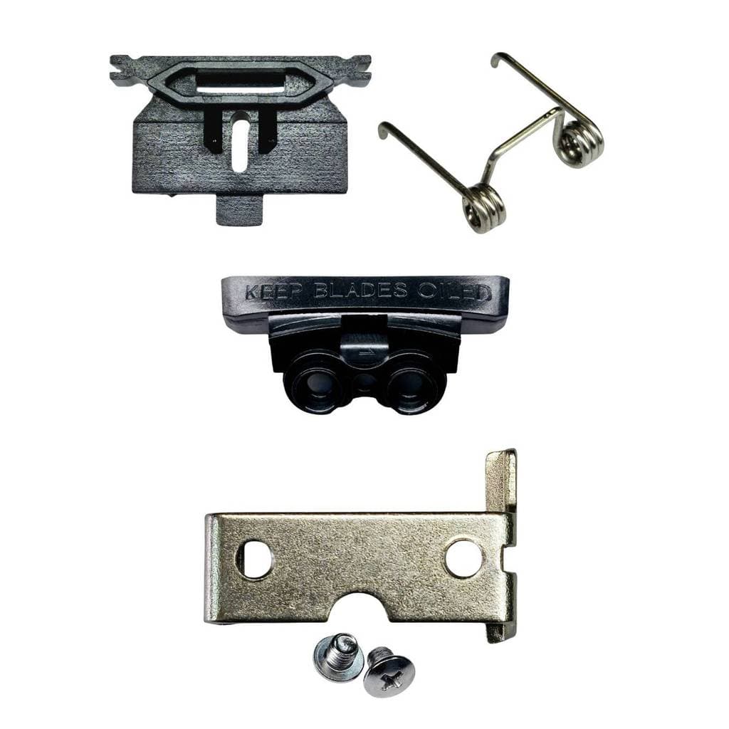 Plaqueta Mola Base Fixa Carrinho Kit Lâmina Fixa Compatível W. Barbearia Profissional