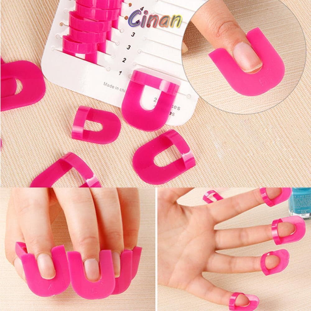 CINAN 26pcs Ferramenta De Estêncil Protetor De Capa De Manicure