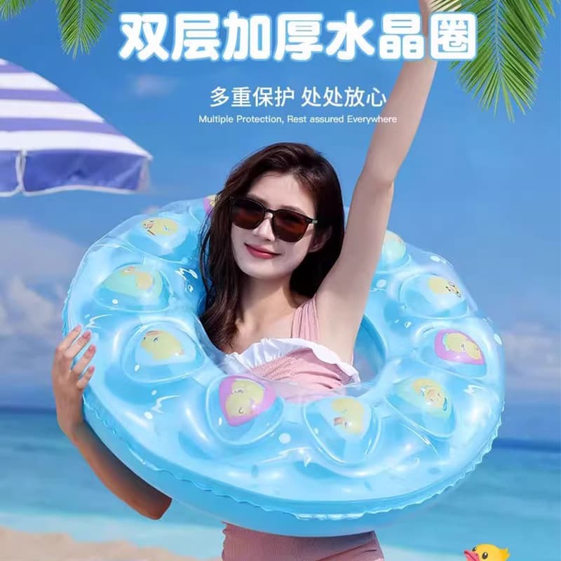Anel de natação adulto crianças engrossado das mulheres dos homens Lifebuoy inflável axilas anel verão novo estilo Airba