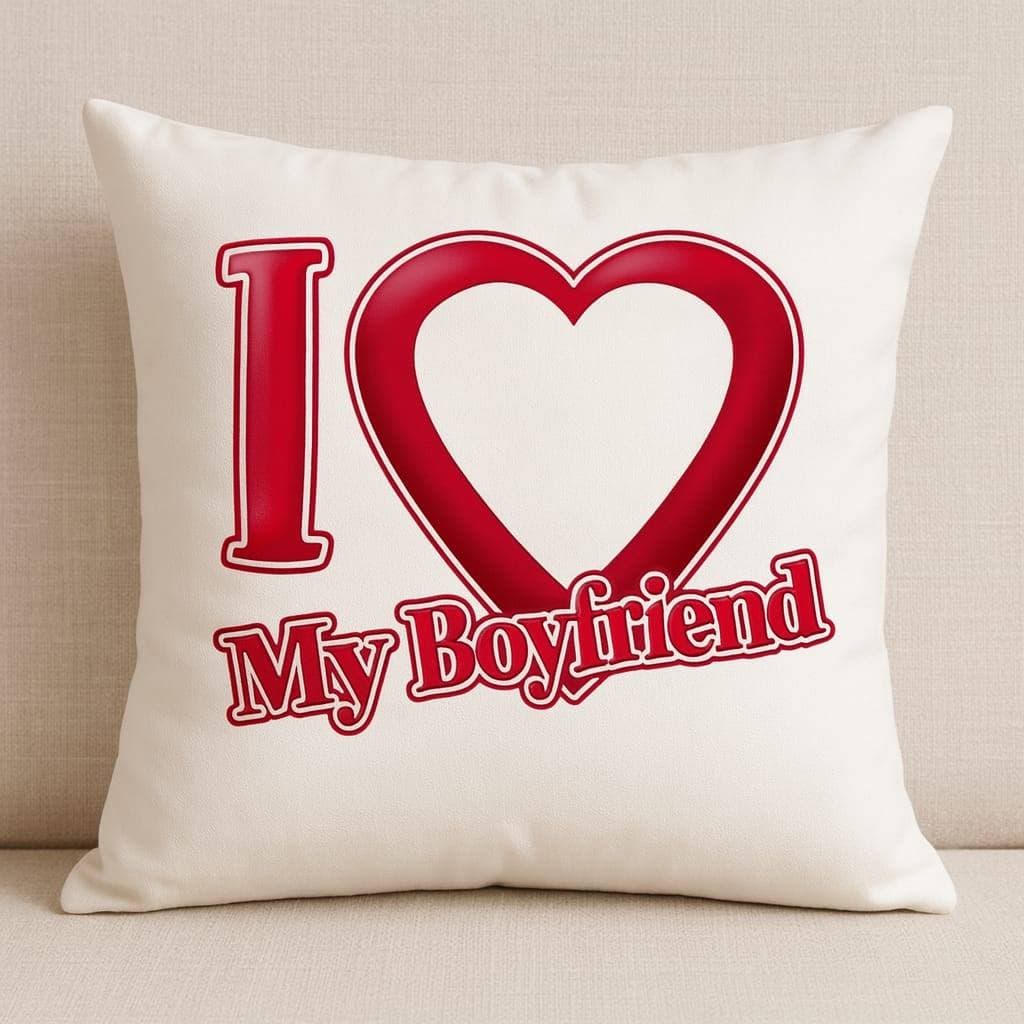 Capas de Almofada My Girl e My Boy Personalizadas 45x45 Oxford SUA FOTO Presente Romântico Casal