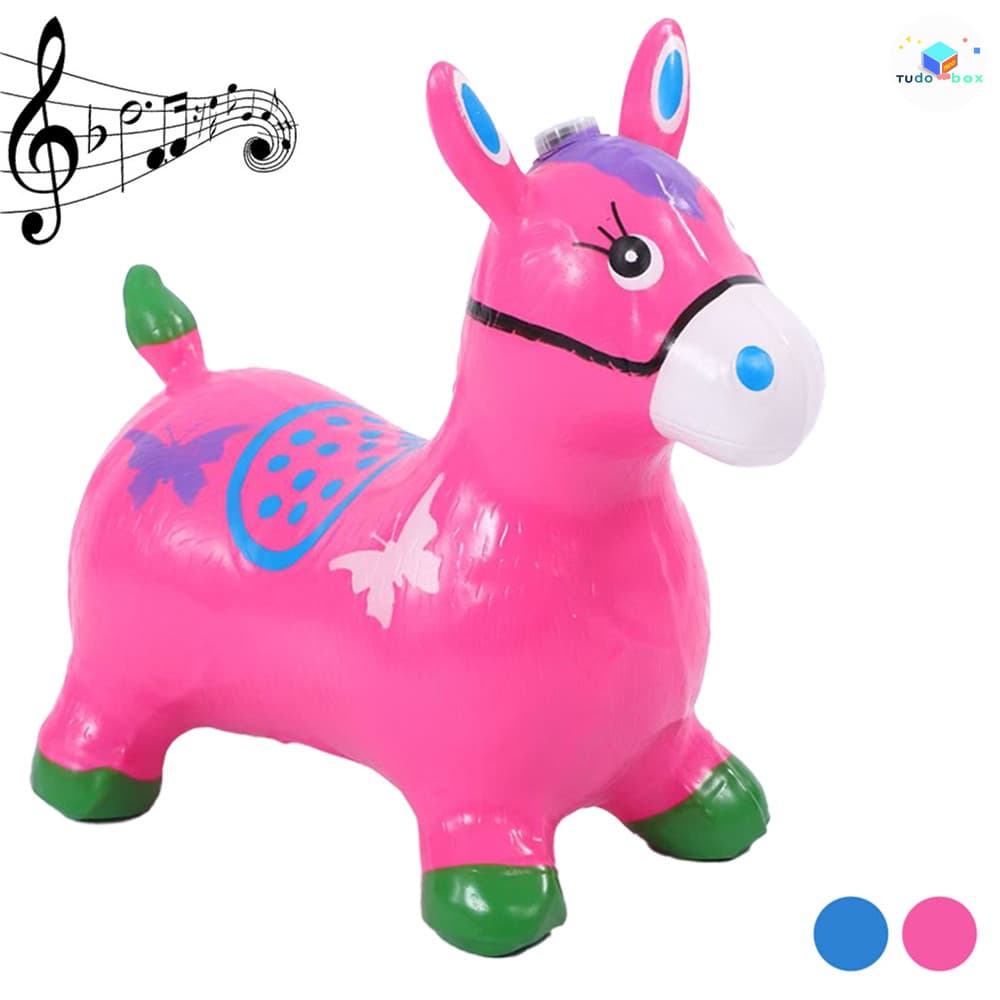 Inflável de cavalo para saltar (brinquedo) ！com music