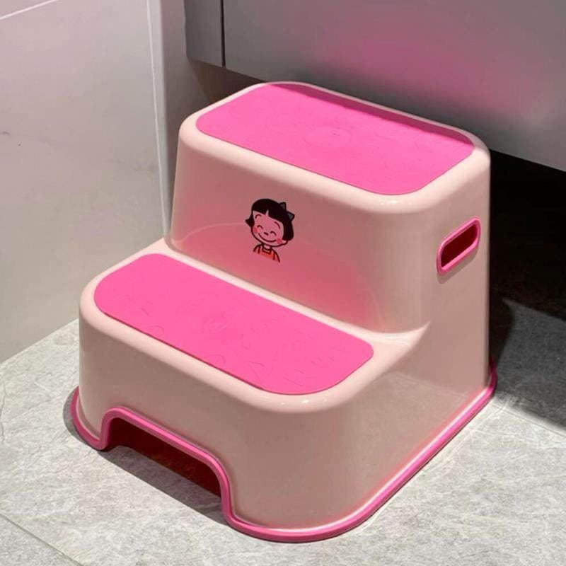 Banqueta para lavar as mãos das crianças, banheiro do bebê, antiderrapante, almofada para os pés, passos de lavagem, cad