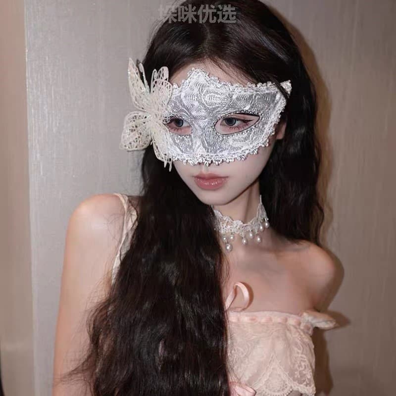 Máscara misteriosa de alto valor menina Masquerade maquiagem acessórios de palco beleza baile decoração máscara adulta