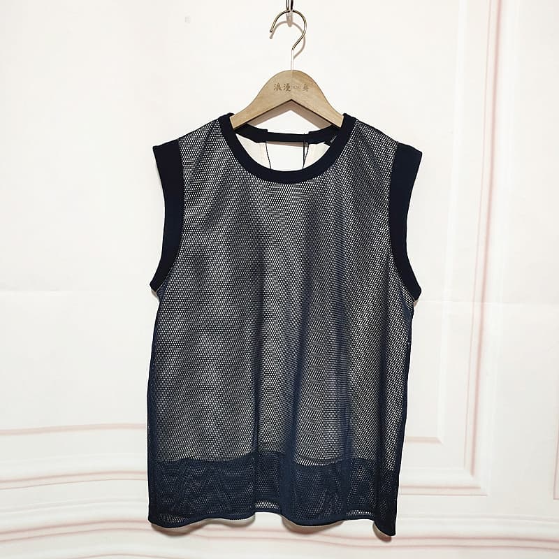 MUJEW verão exterior Wear All-Match profissional camisa feminina pulôver sem mangas High-End marca Boutique versão corea