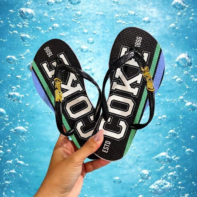 Chinelo de Dedo Feminino Masculino Unissex Coca Havai Oferta Envio Imediato