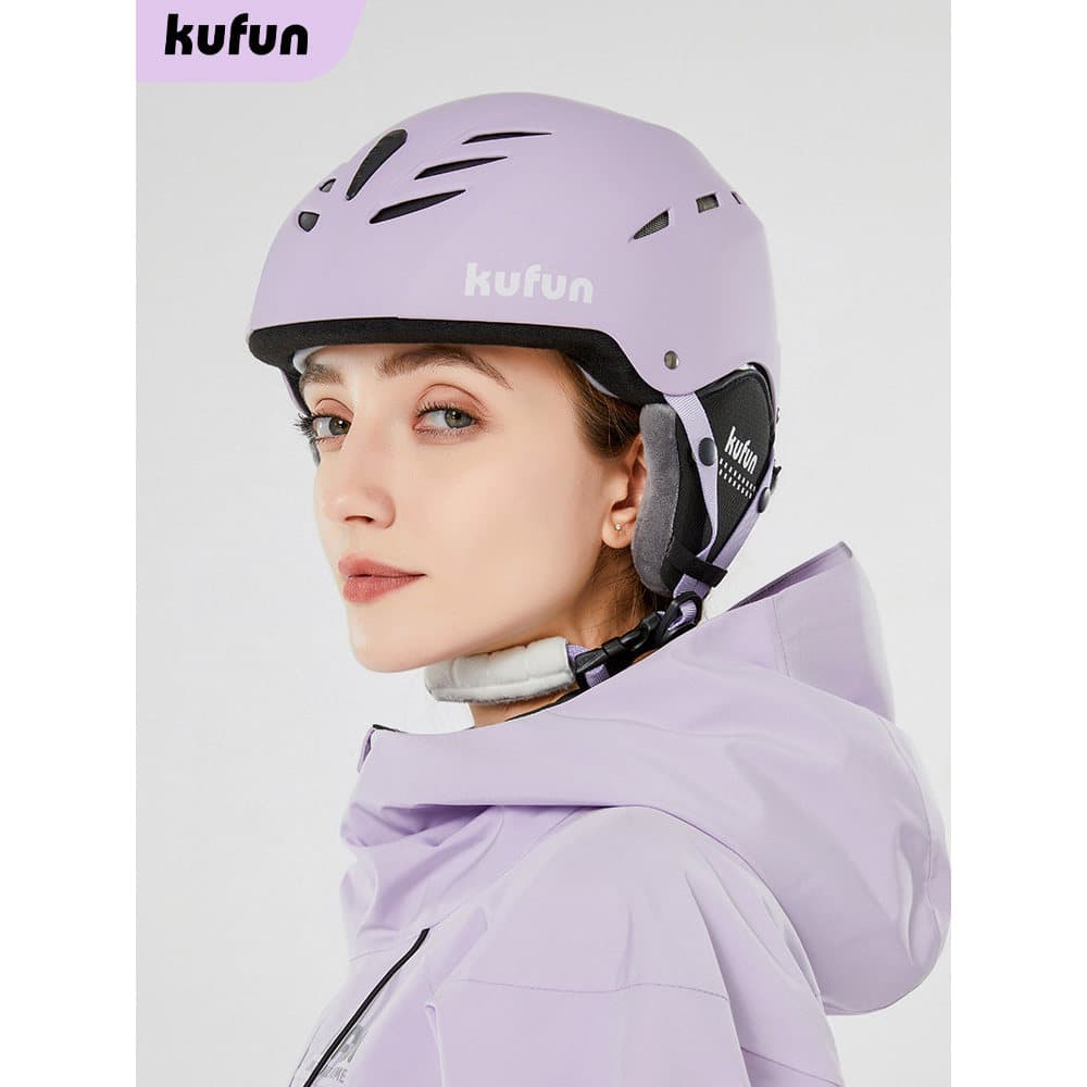 Capacete de esqui esportes equipamentos de proteção das mulheres dos homens quente à prova de vento Anti-colisão capacet