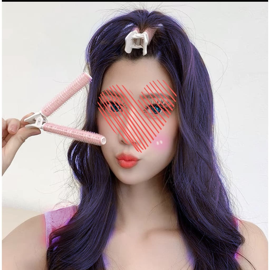 Clipe de raiz de cabelo coreano preguiçoso ferramenta útil raiz de cabelo clipe fofo franja estilo de cabelo ferramenta