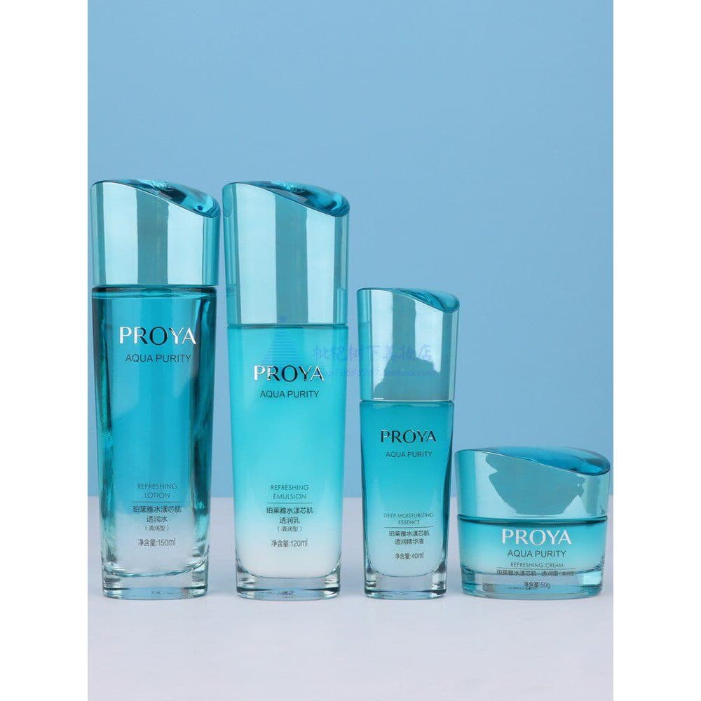 Polya Aqua Core Skin Set Conjunto de três peças Caixa Tipo Hidratante Combinação Hidratante Toner Hidratante Genuíno Fem