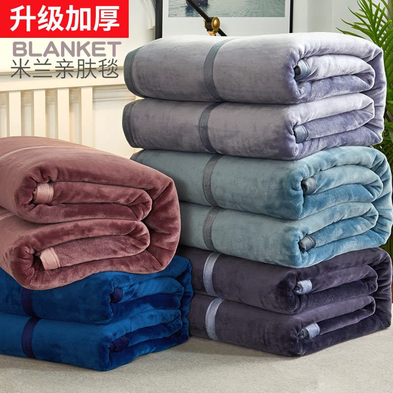 Estilo japonês flanela cobertor colcha engrossado quente Coral velo cobertor inverno duplo único lençol almofada dormitó
