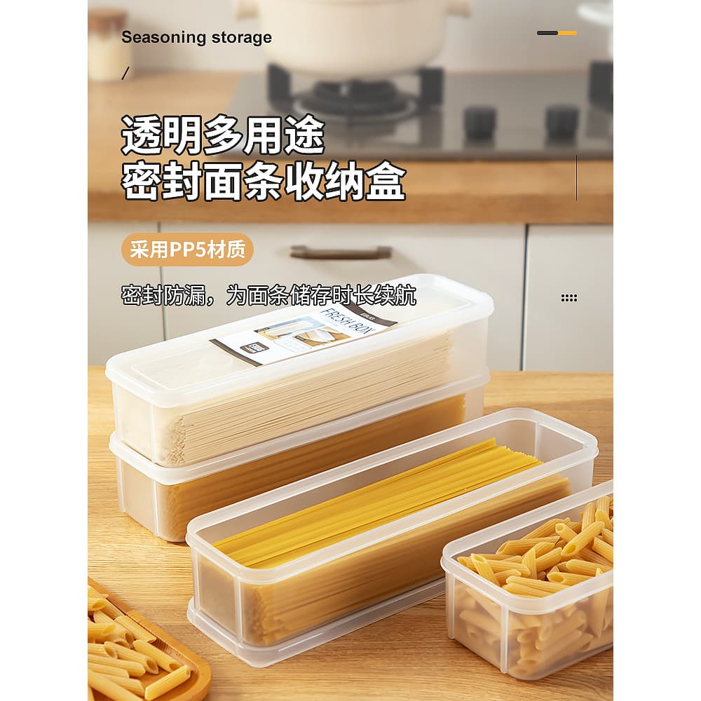 Caixa de armazenamento de macarrão estilo japonês cozinha macarrão pendurado macarrão geladeira caixa de manutenção fres