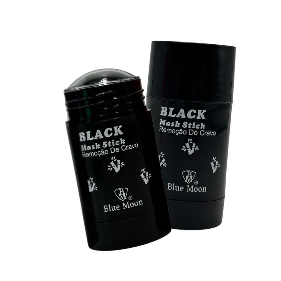 Máscara Facial em Bastão Black Blue Moon | Remoção de cravos e com Detox | Praticidade em Bastão