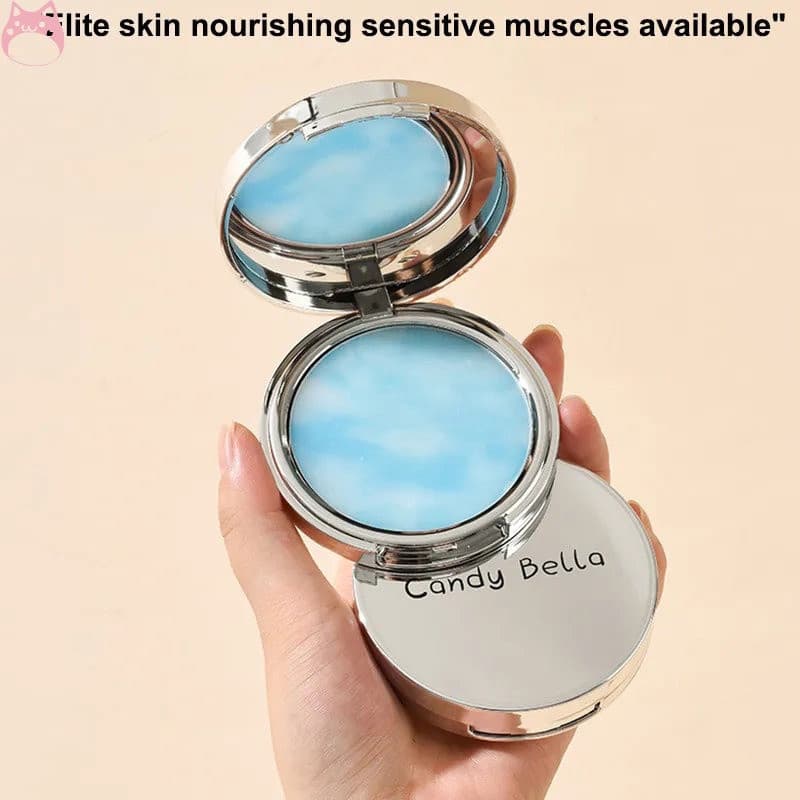 À Prova D'água O Pó Azul Sky Puff Loose Powder Oil Control Maquiagem Em De Longa Duração Cosméticos Faciais HGF