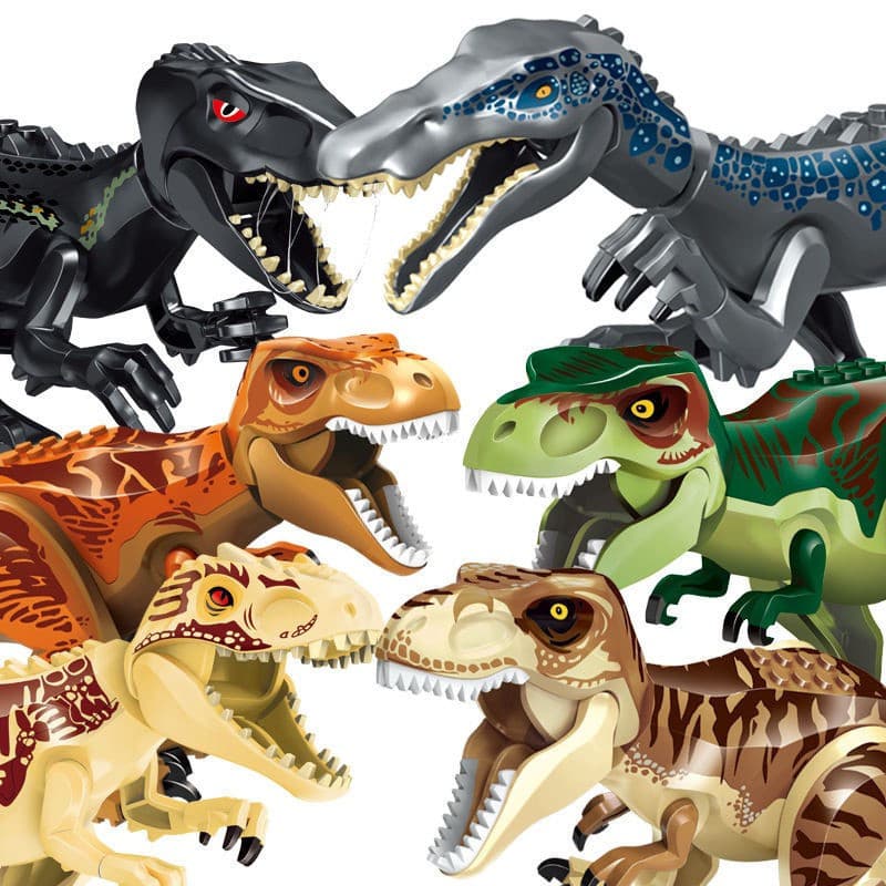 28 * 17cm Grandes Dinossauros Jurásicos Tiranossauro Velociraptor Spinosaurus Barosaurus