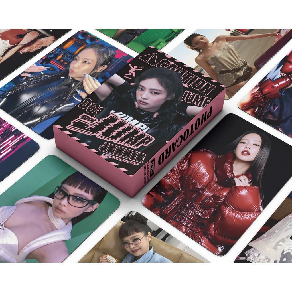 KPOP 127 Unidades/Caixa BLACKPINK Solo JENNIE Photocards JUMP LOMO Cartão De Coleção