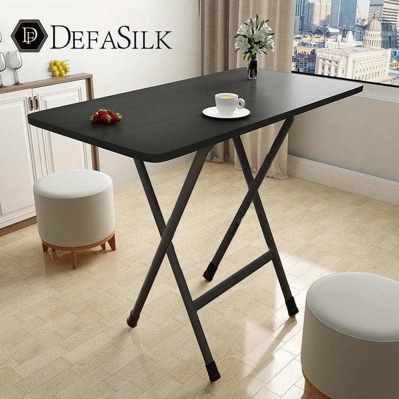 Mesa de jantar doméstica pequena mesa de jantar portátil simples pequena mesa de estudo ao ar livre tenda retangular mes