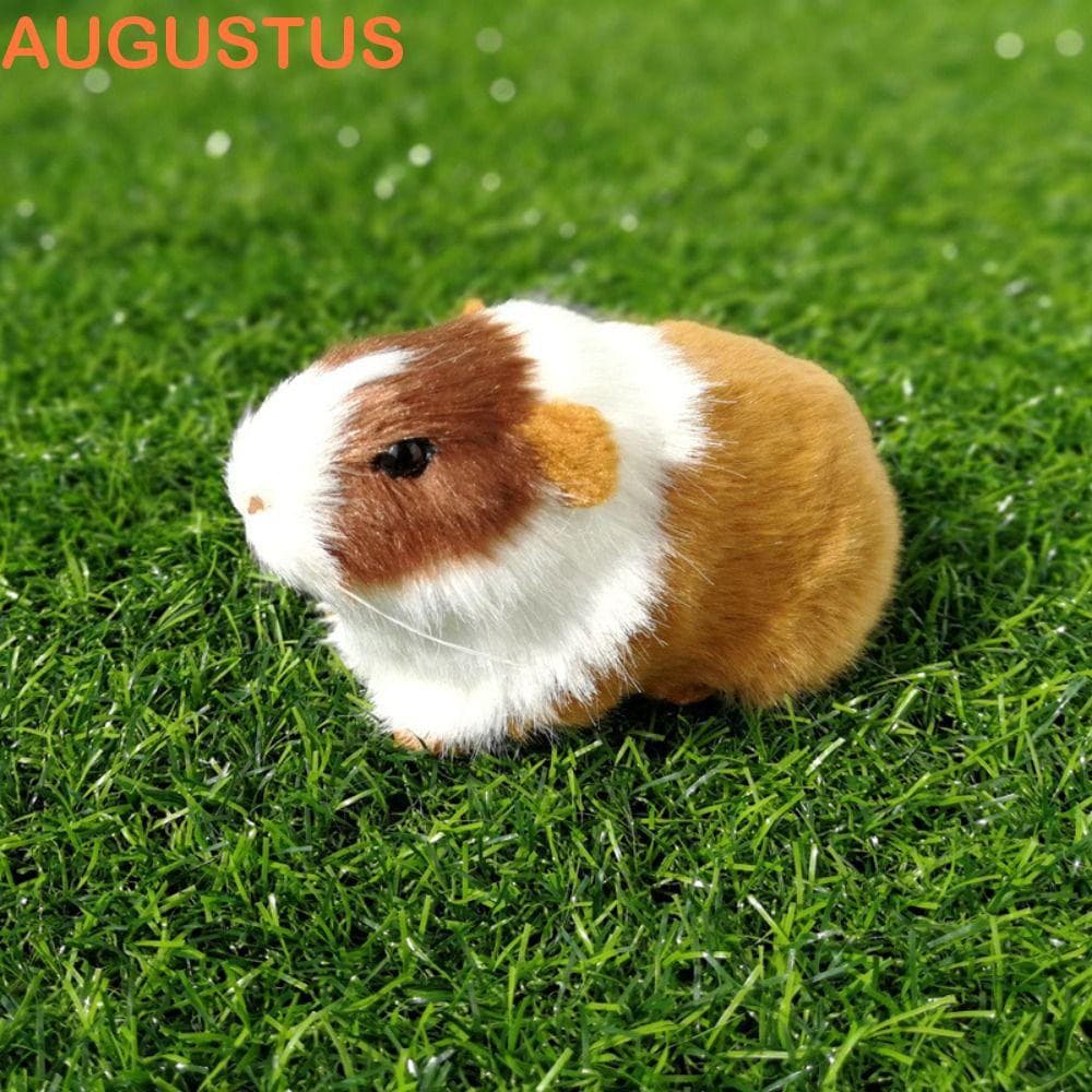 Brinquedo De Pelúcia De Hamster AUGUSTUS , Boneca De Cobaia Oca Gordinha Animal Macio E Fofo