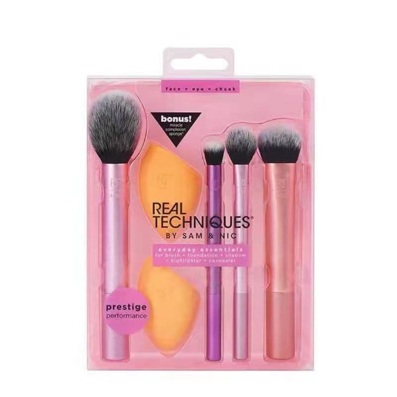 Conjunto de pincéis de maquiagem Pincel de sombra Pincel de pó solto Pincel de Blush Pincel de contorno Pincel de base