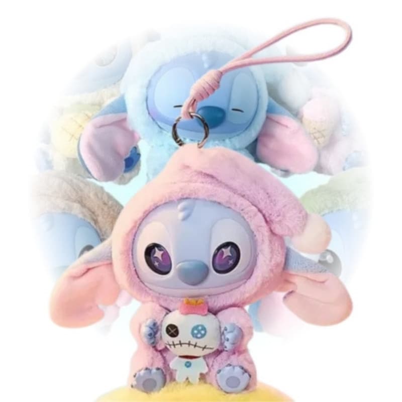 Chaveiro De Pelúcia Com Ponto De 18 Cm Stitch Devem Comer ,Sonolento A Série , Brinquedo Elbarto