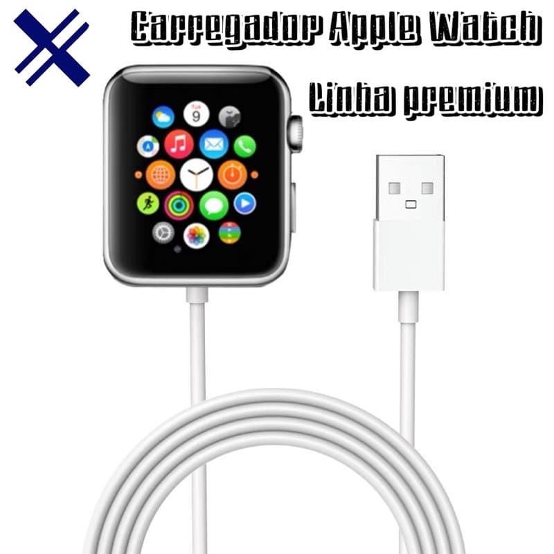 Carregador Relógio Magnético Por Indução USB/TIPO C Smartwatch Apple Watch Original