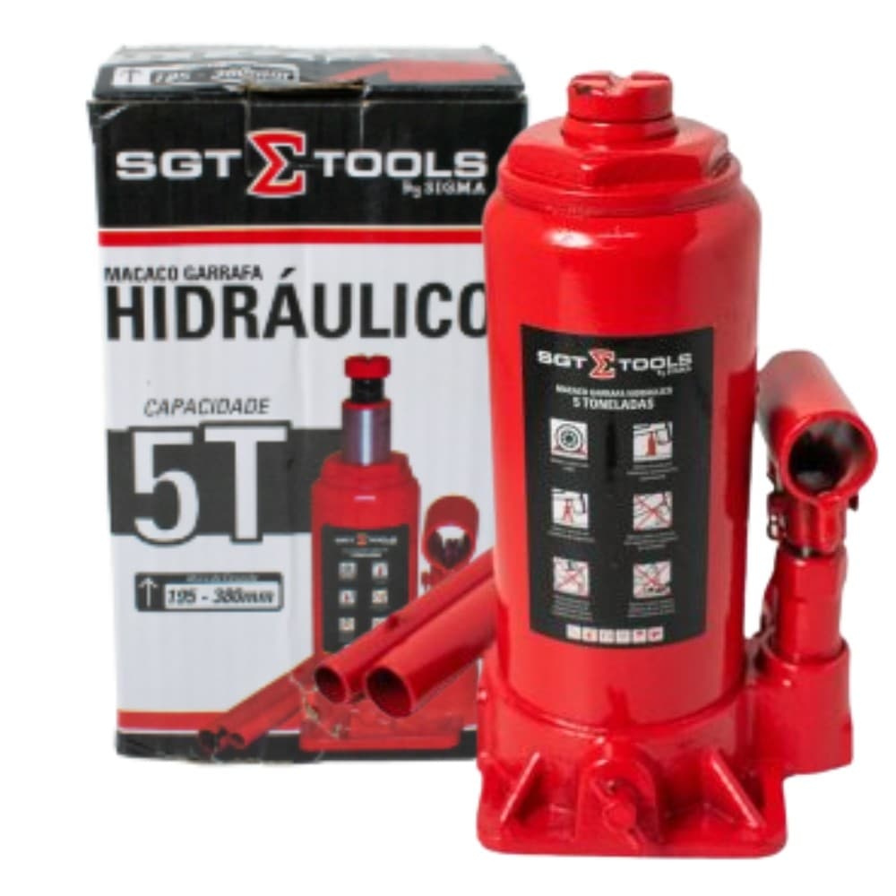 Macaco Garrafa Hidráulico 5 Toneladas 0706220105 | Sigma Tools