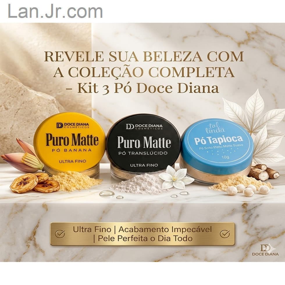 Kit 3 Pós Faciais – Banana + Translúcido + TapiocaUQGMMBR3