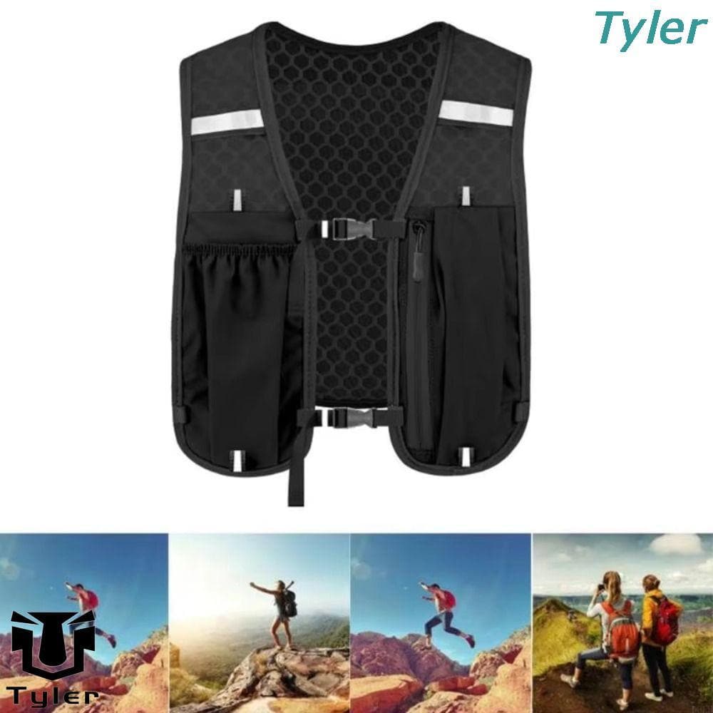 Pacote De Colete De Corrida Reflexivo TYLER , Bolsa Hidratação Ajustável Respirável , Multifuncional