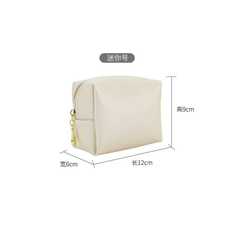 Bolsa de maquiagem DA-FACC, mini bolsa de joias fofa, bolsa de armazenamento à prova d'água com zíper, adequada para uso