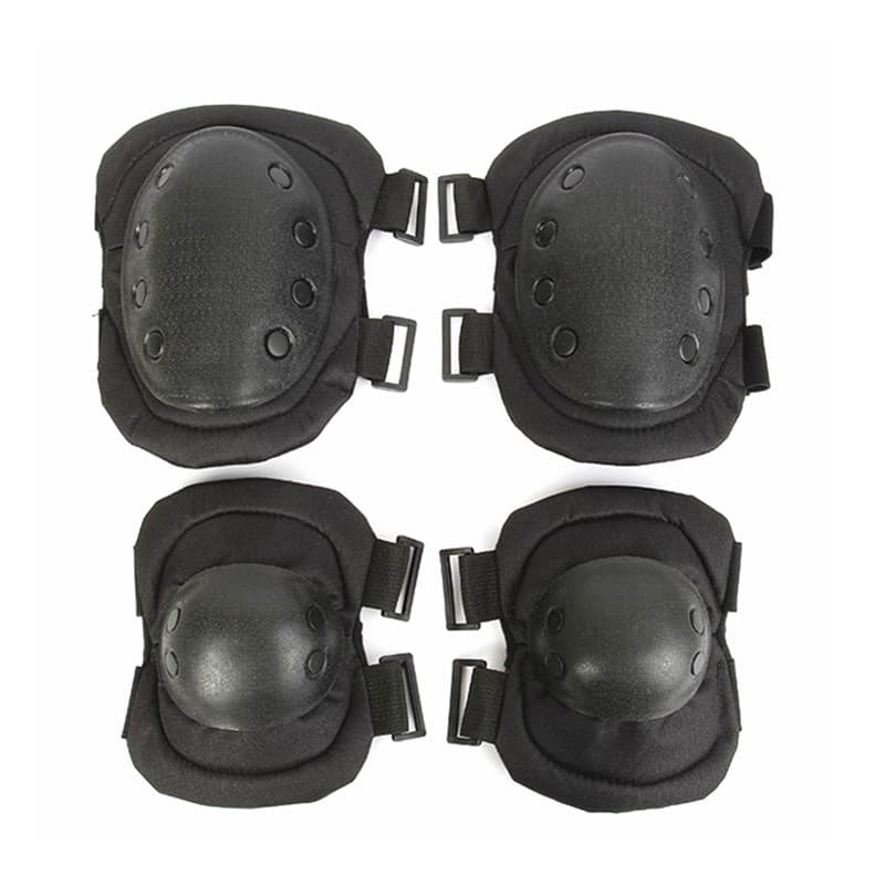 Equipamento de proteção tático Black Hawk ao ar livre Equipamento CS Real Joelheiras de patinação Cotoveleiras Ciclismo