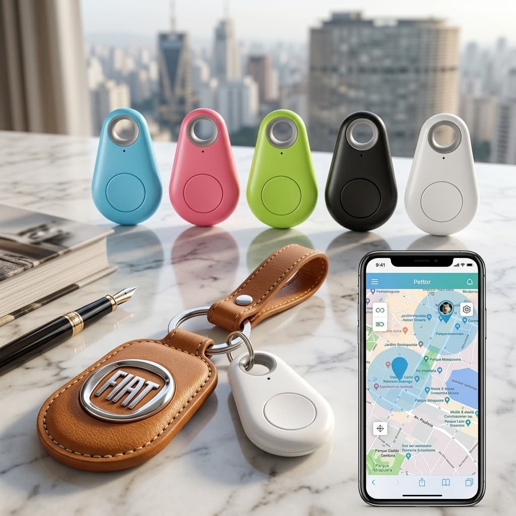 Rastreador Localizador Veicular Moto Carro Tag Chaveiro Bluetooth Smart Anti Perda Dispositivo Busca Portátil