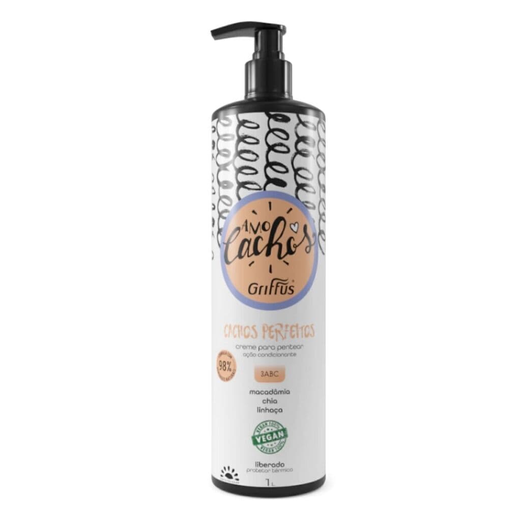 Creme Para Pentear Amo Cachos Cachos Perfeitos 1L