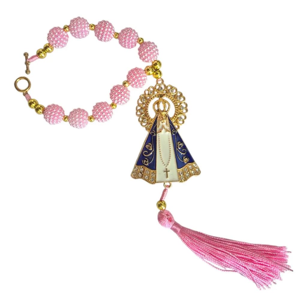 Terco Religioso Nossa Senhora Aparecida Dezena Rosa Carro
