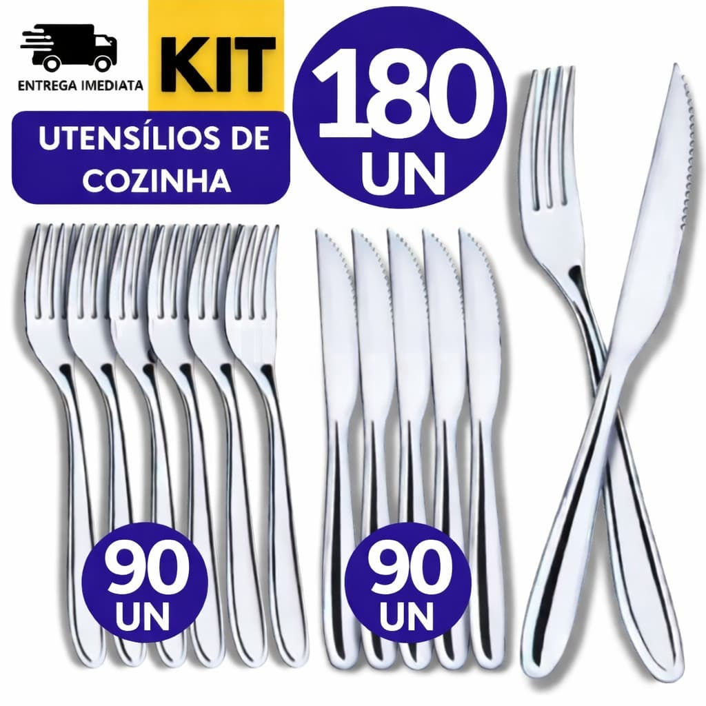COMBO DE TALHERES EM INOX PERFEITO PARA O DIA A DIA PARA SUA CASA RESTAURANTE E FESTIVIDADES