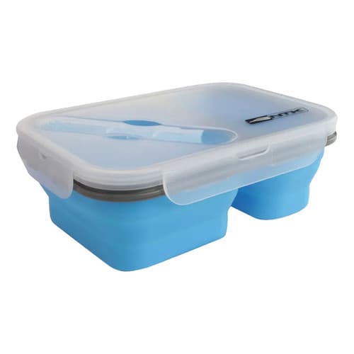 Tigela Dobrável Camping Mini Bento Com Divisória - Ntk