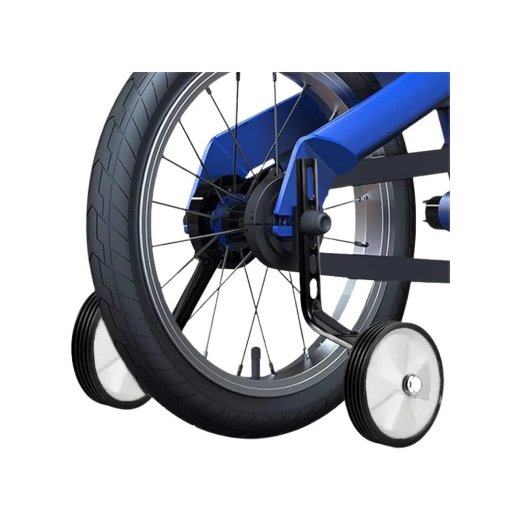 Roda Lateral Bike Reforçada Regulável Aro 12 14 16 20 (par) Preto