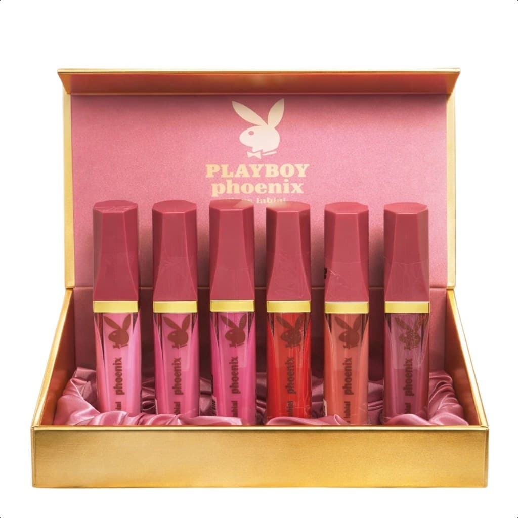 Gloss Labial Playboy Phoenix Efeito Espelhado E Textura Confortável